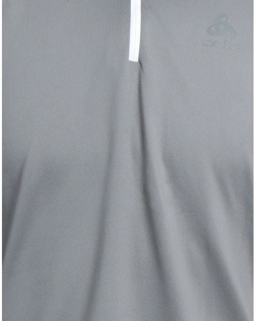 Odlo Gray Sweatshirt Polyester, Elastane for men