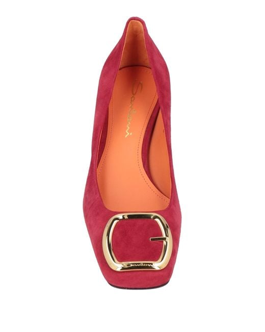 Santoni Red Pumps