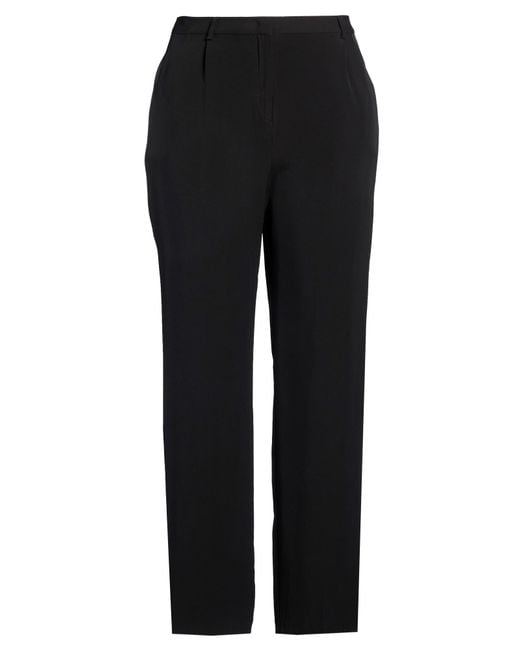 Manila Grace Black Pants Polyester, Elastane