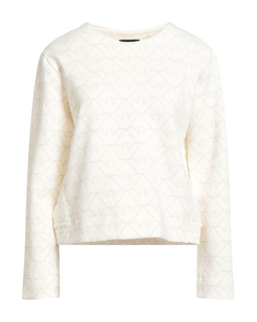 Emporio Armani White Sweatshirt