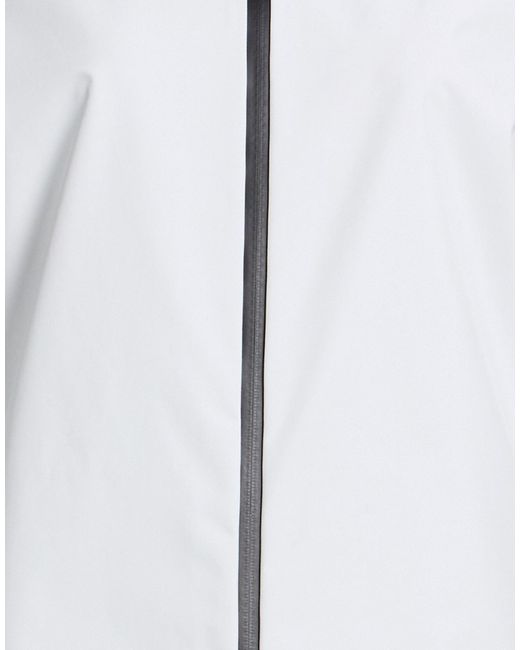 Herno White Laminar Light Coat Polyester