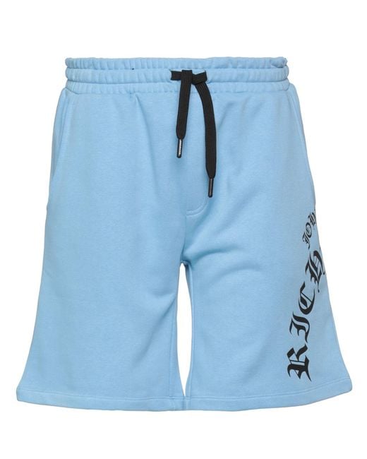 John Richmond Blue Shorts & Bermuda Shorts for men