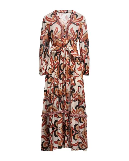 Motel Natural Midi Dress