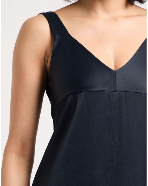 Studio Nicholson Blue Midi Dress Viscose, Virgin Wool