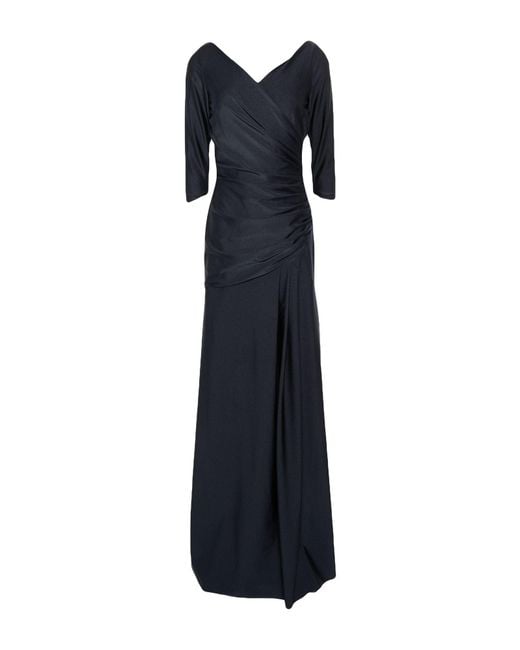 La Petite Robe Di Chiara Boni Women's Blue Maxi Dress Polyamide, Elastane
