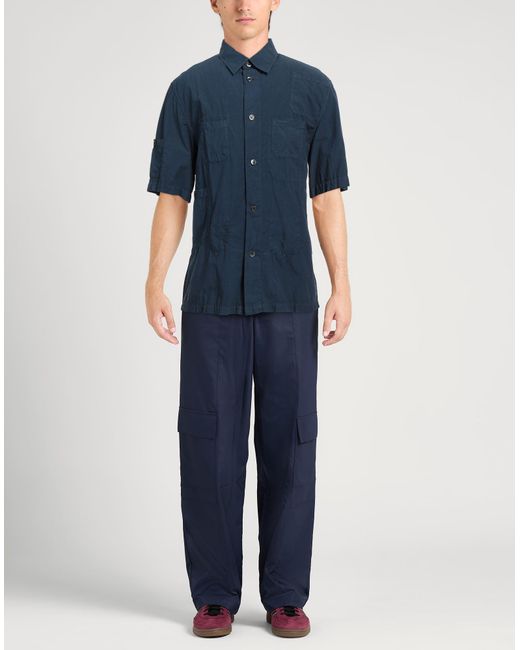 Camisa Barena de hombre de color Blue