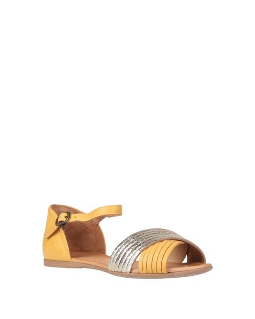 L'idée Natural Sandals Leather