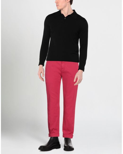 Jeckerson Red Trouser for men
