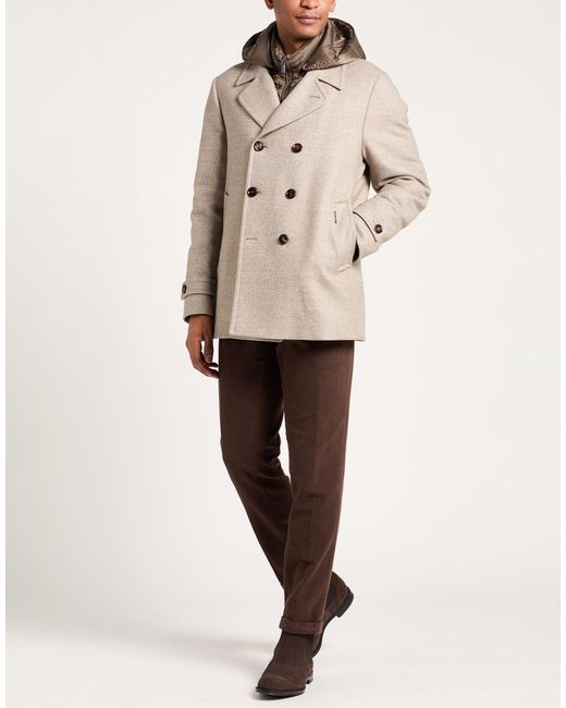 Moorer Natural Coat Virgin Wool for men