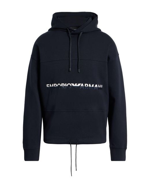 Emporio Armani Blue Sweatshirt for men