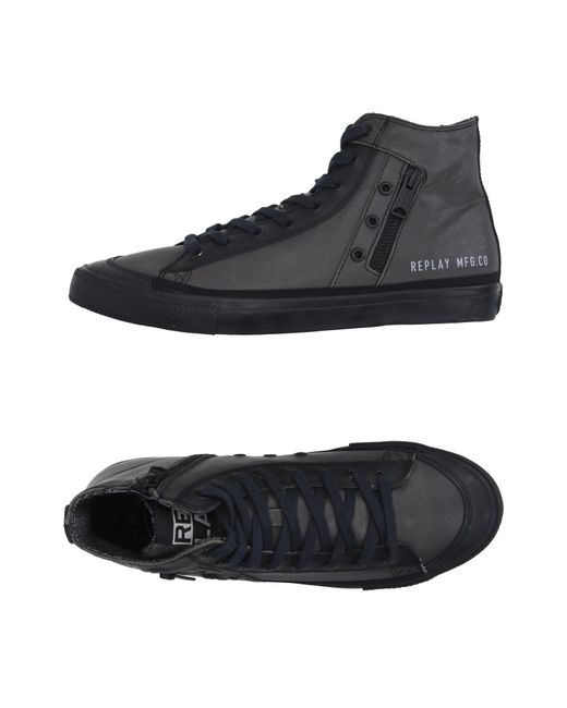 Replay High-tops & Trainers in Gray for Men (Lead) | Lyst