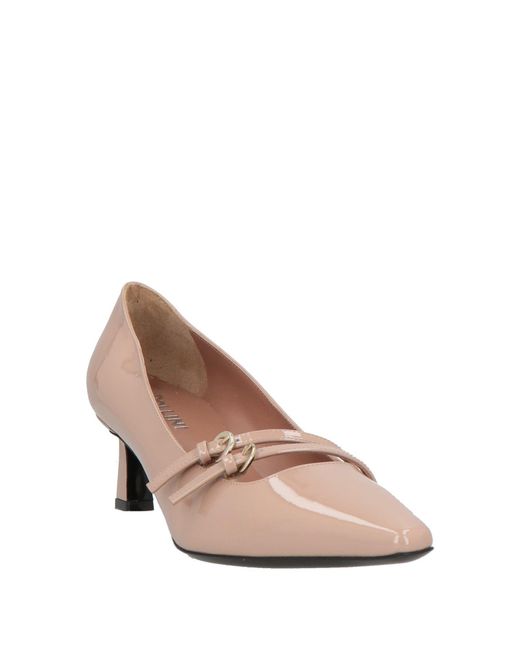 Pollini Pink Antique Rose Pumps Leather