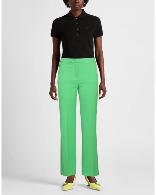 Marc Cain Green Pants Polyester, Viscose, Cotton, Elastane