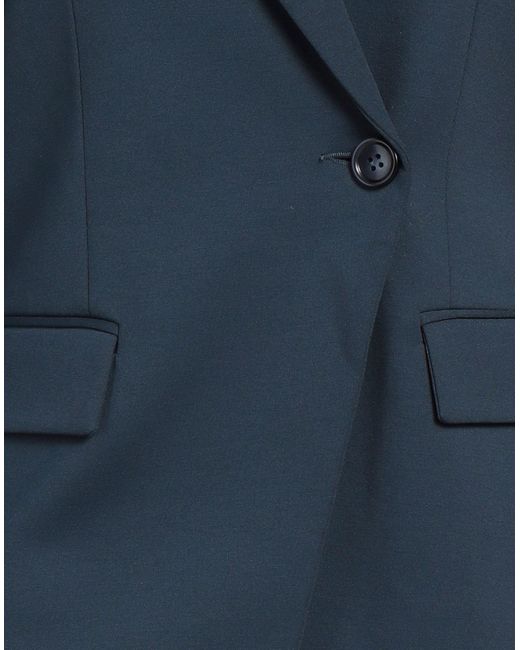 Patrizia Pepe Blue Blazer Viscose, Polyamide, Elastane