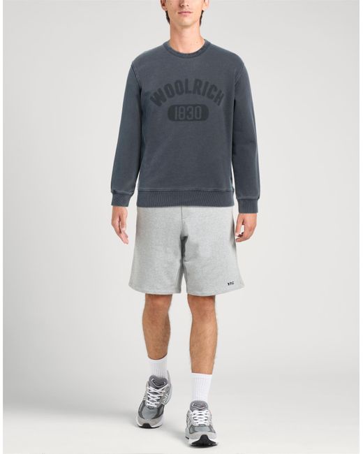 Felpa di Woolrich in Blue da Uomo