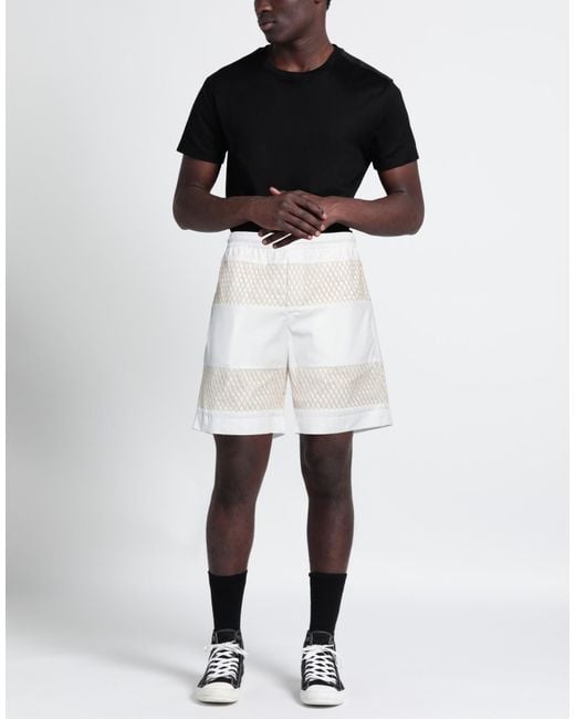 MSGM White Shorts & Bermuda Shorts for men