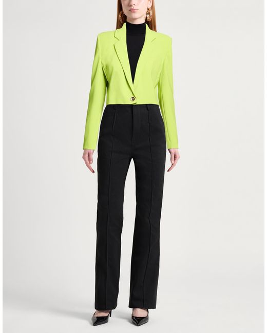 Pinko Green Blazer Polyester, Elastane