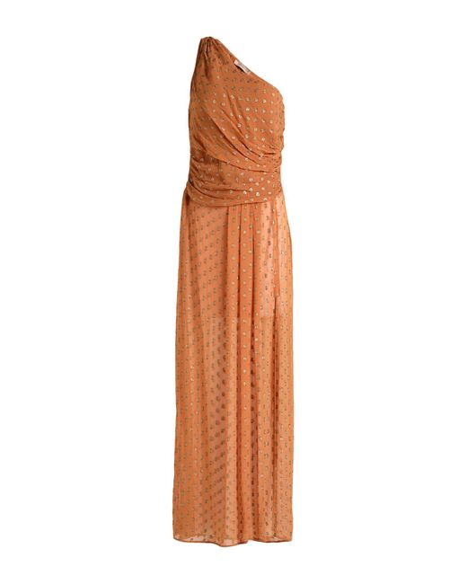 Robe longue Twin Set en coloris Brown