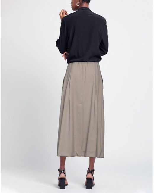 MEIMEIJ Gray Maxi Skirt