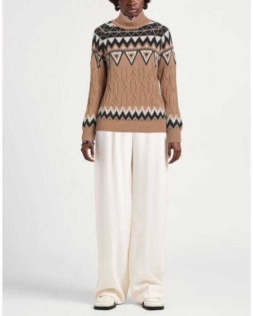 Eleventy Natural Turtleneck