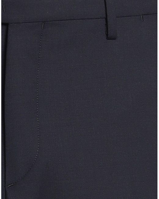 Boglioli Blue Pants Virgin Wool for men