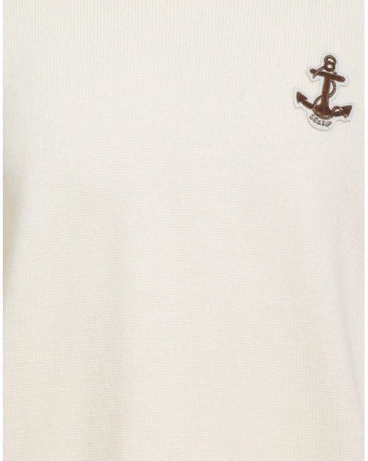 Sealup White Sweaters for men