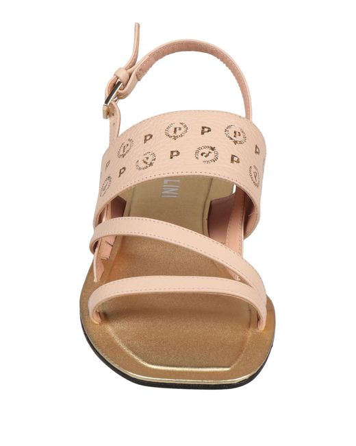 Pollini Natural Sandals Calfskin