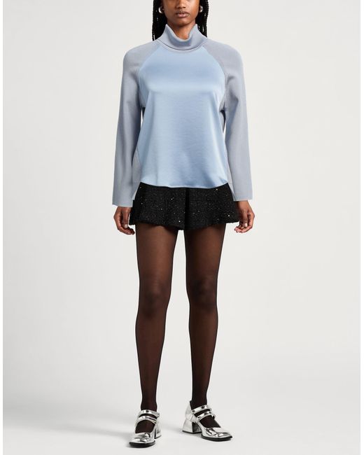 Jonathan Simkhai Blue Turtleneck