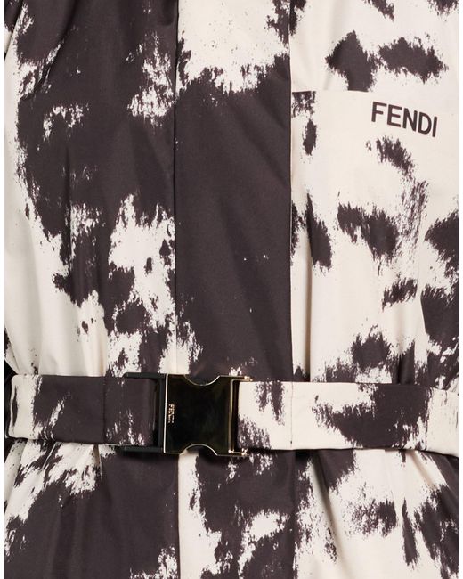 Fendi Black Jacket Polyester, Polyurethane Resin