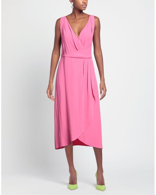 Caractere Pink Midi Dress