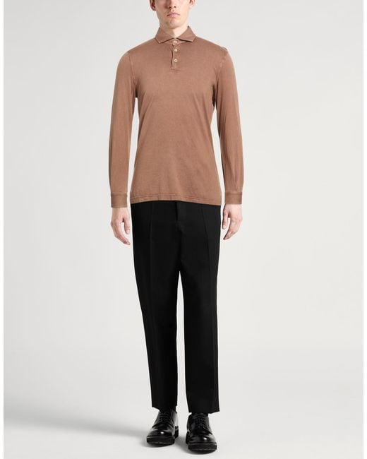 Polo Fedeli de hombre de color Brown
