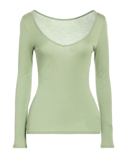 Majestic Filatures Green T-Shirt Modal, Elastane