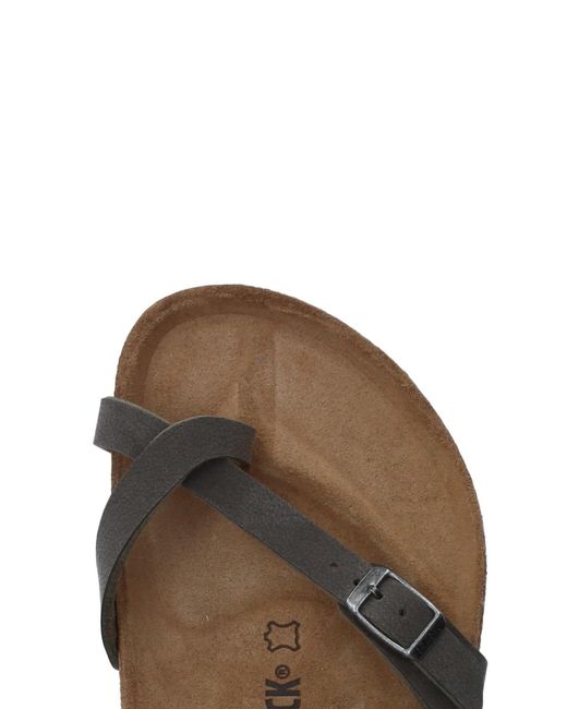 Birkenstock Toe Strap Sandal in Gray for Men | Lyst