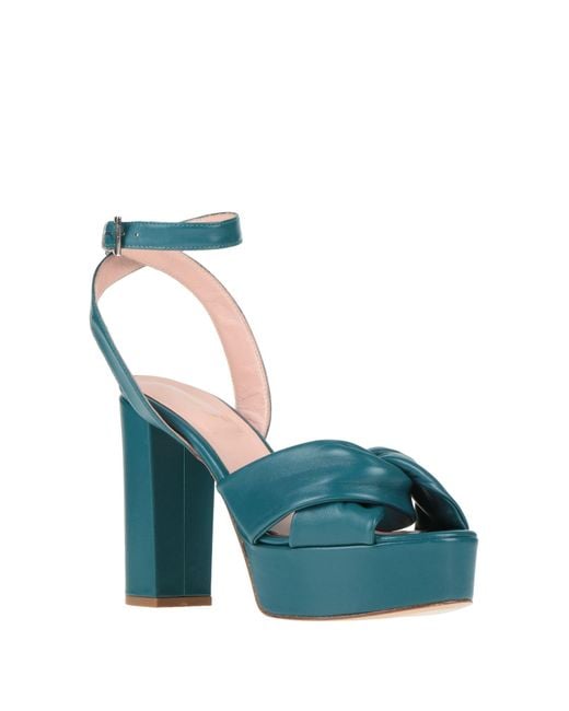 Anna F. Blue Sandals