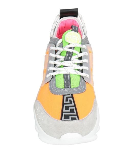 Versace Orange Trainers for men