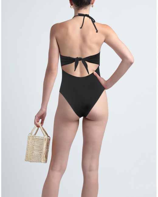 Leslie Amon Black One-piece Swimsuit