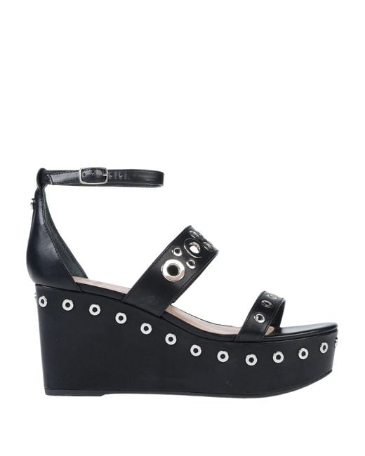 Guess Sandals in Black - Lyst