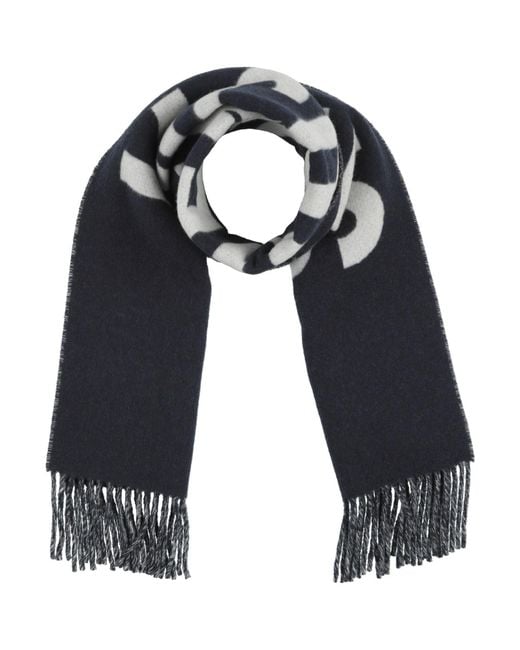 Jacquemus Blue Midnight Scarf Virgin Wool for men
