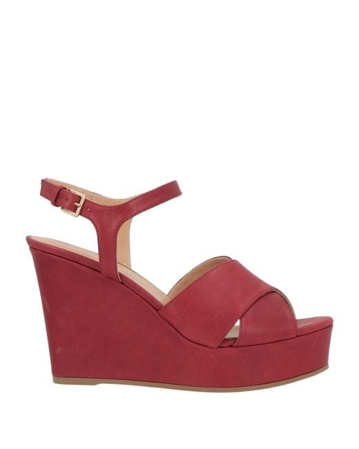 Sergio Rossi Red Sandals