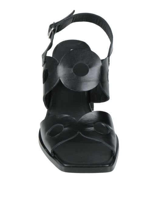 LE BOHÉMIEN Black Sandals Calfskin