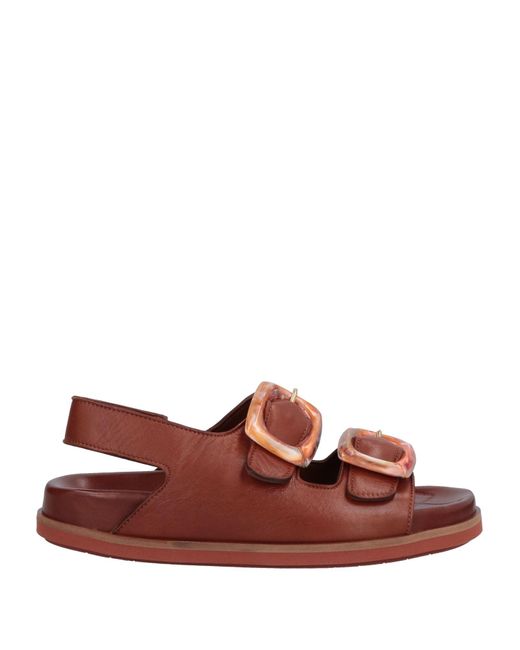 Pas De Rouge Sandals in Brown | Lyst