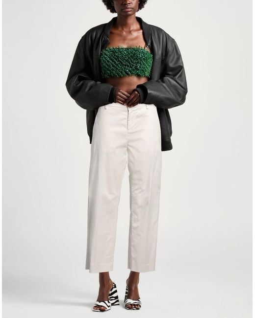 Dondup White Trouser