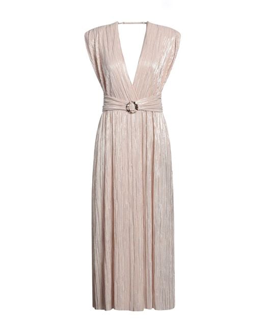 Sabina Musayev Natural Midi Dress