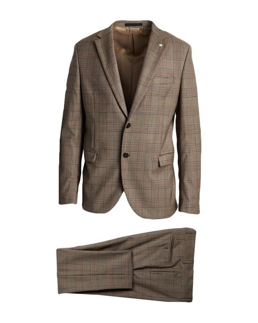 Manuel Ritz Brown Suits for men