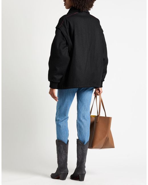 Isabel Marant Black Jacket Wool, Polyamide, Elastane