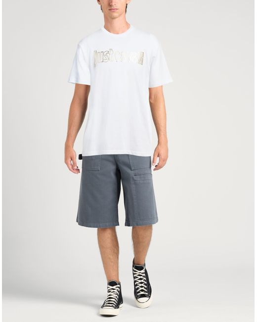 Just Cavalli White T-Shirt Cotton for men