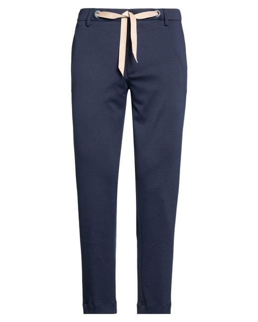 Squad² Blue Pants Viscose, Nylon, Elastane for men
