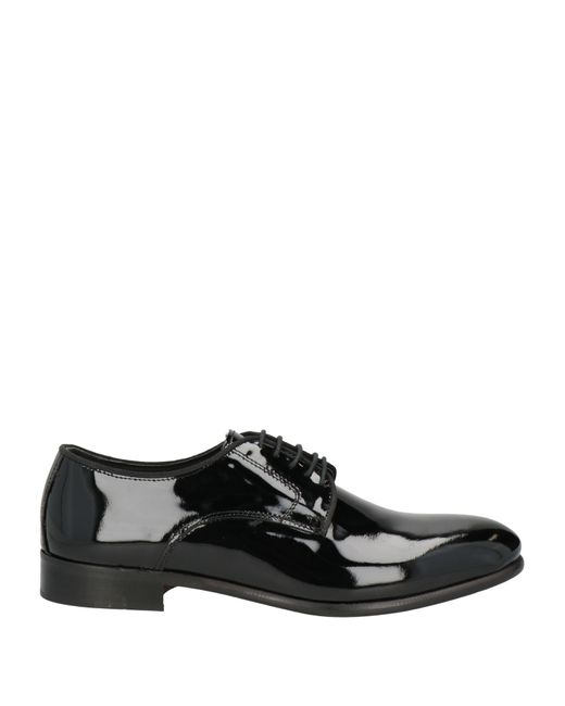Veni Shoes Black Lace-up Shoes for men