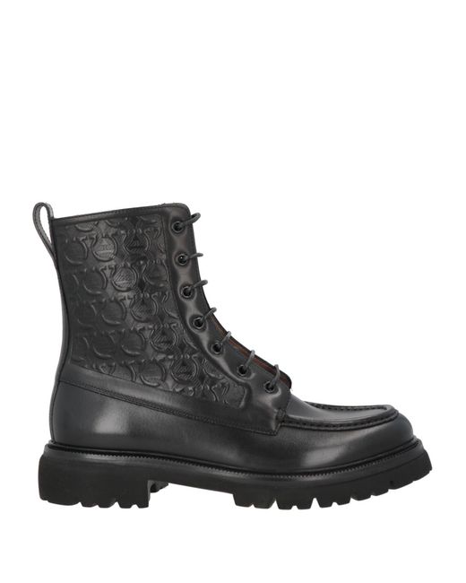 Ferragamo Black Ankle Boots for men