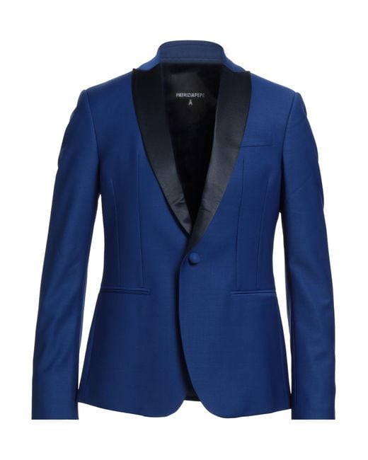 Patrizia Pepe Blue Blazer for men